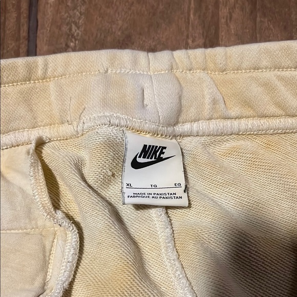 Nike Men's Yellow and white Shorts with Floral Accent - Picture 2 of 3